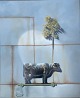 Dansk 
Kunstgalleri 
presents: 
"Natura 
morte" Oil 
painting on 
canvas in 
silver frame.
