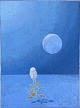 Dansk 
Kunstgalleri 
presents: 
"Composition" 
Oil painting on 
canvas in a 
grey natural 
frame.