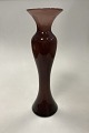 Holmegaard Vase 
in Purple glas