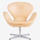 Roxy Klassik 
presents: 
Arne 
Jacobsen / 
Fritz Hansen.
AJ 3320 - 'The 
Swan' in 
patinated light 
natural leather 
...