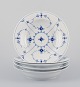 L'Art presents: 

Royal 
Copenhagen Blue 
Fluted Plain.
A set of five 
deep plates.