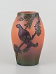 Ipsens, 
Bornholm.
Ceramic vase.
Motif of bird 
on branch.