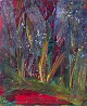 Lars Bertle, listed Swedish painter.
Oil on board.
Abstract composition.