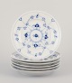 L'Art presents: 
Royal 
Copenhagen Blue 
Fluted Plain.
A set of six 
small lunch 
plates.
