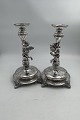 Danam Antik 
presents: 
Pair of 
German / 
Austrian / 
Hungarian 
Silver 
Candlesticks 
with Putti's