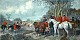 Pegasus – Kunst - Antik - Design presents: English artist (19th century): Fox-hunting, Plate 1 The Meet, 1852, ...
