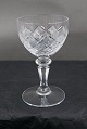 Christiansborg 
Danish crystal 
glassware with 
faceted ...