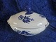 Blue Flower Plain Danish porcelain. Covered dish No 8054 of 1st quality