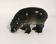 Lyngby 
porcelain. 
Young hippos. 
Model 84. 
Length 11 cm. 
...