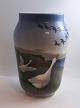 Royal 
Copenhagen. 
Porcelain vase 
with motif of 
geese. ...