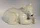 Royal 
Copenhagen. 
Porcelain 
figurine. Lying 
Polar Bear. ...
