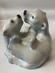 Lyngby 
figurine, 
Playing Polar 
Bear cubs.
Measurements: 
...