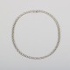 Italian necklace in sterling silver.
