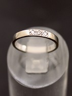 14 carat white gold ring with diamonds