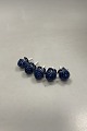 Set of 5 Royal 
Copenhagen Blue 
Fluted Plain 
Stoppers No. 
394