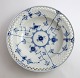 Bing & 
Grondahl. Blue 
painted. Deep 
plate with lace 
...
