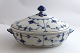 Royal 
Copenhagen. 
Blue fluted, 
plain. Oval 
lidded ...