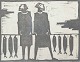 Åke Holm, Sweden.
Woodcut, The Apostles Peter and Andrew, 1970s.