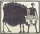 Åke Holm, Sweden.
Woodcut, Daniel in the Lion’s Den, 1970s.
