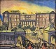 Anton Hansen.
Watercolor.
Christiansborg 
Palace in ...