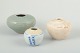 L'Art presents: 
Three 
Small Vases, 
Korea.