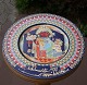 Wiinblad large 
Christmas plate 
1972 by German 
Rosenthal
