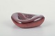Georges Jouve (1910–1964) for Longchamp, France.
Organic shaped ceramic bowl with deep burgundy glaze.