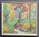 Nicolaisen, 
Peter (1894 - 
1989) Denmark: 
A stream in a 
park.
