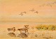 Ragn-Jensen, 
Leif (1911 - 
1993) Denmark: 
Birds by the 
sea.