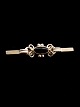 830 silver rod 
brooch