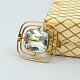 Antik 
Damgaard-
Lauritsen 
presents: 
Hans 
Hansen; A 
brooch of 14k 
gold set with 
an aquamarin