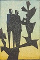 Åke Holm
Woodcut with 
biblical motif.