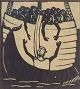 Åke Holm
Woodcut with 
biblical motif.