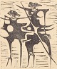 Åke Holm 
(1900–1980)
Abstract 
woodcut.