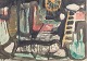 Abstract 
Composition.
Scandinavian 
artist.
Oil on board.