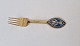A.Michelsen 
Christmas fork 
in gold-plated 
sterling ...