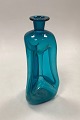 Danam Antik 
presents: 
Holmegaard 
/ Kastrup 
Glassworks 
triangular Kluk 
Carafe in Blue 
Glass without 
lid