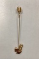 Danam Antik 
presents: 
Georg 
Jensen Golden 
Christmas 
Candleholder - 
Squirrel 2004
