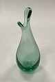 Danam Antik 
presents: 
Holmegaard 
Duckling / Beak 
Vase of green 
glas