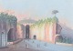 Italian artist (c. 1900)
“Grotta di Pozzuolo”
Gouache on paper.