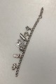 Danish Bismarck 
bracelet in 
sterling silver 
with various 
...