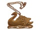Antik K 
presents: 
Georg 
Jensen Golden 
Christmas
Ornament - 
Swan