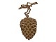 Antik K 
presents: 
Georg 
Jensen Golden 
Christmas
Ornament - 
Pine Cone