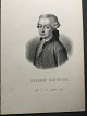 Ole Buus Larsen præsenterer: Litografi af Em. Bærentzen - Portræt af den norske historiker Gerhard Schøning 1868.