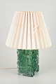 L'Art presents: 
Josef 
Schott
Czech art 
glass designer.
Table lamp in 
molded glass, 
1970s.