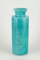 L'Art presents: 
Wilhelm 
Kåge for 
Gustavsberg
Turquoise 
glazed 
stoneware vase, 
circa 1940s.