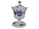 Blue Flower 
Angular
Rare lidded 
marmalade jar 
on stand