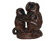 Large Arne 
Ingdam art 
pottery 
figurine
Two monkeys