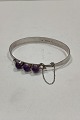 Bracelet in 
Sterling Silver 
with Purple 
Stones from ...