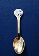 Antikkram 
presents: 
Michelsen 
Christmas spoon 
1993 in Danish 
gilt sterling 
silver